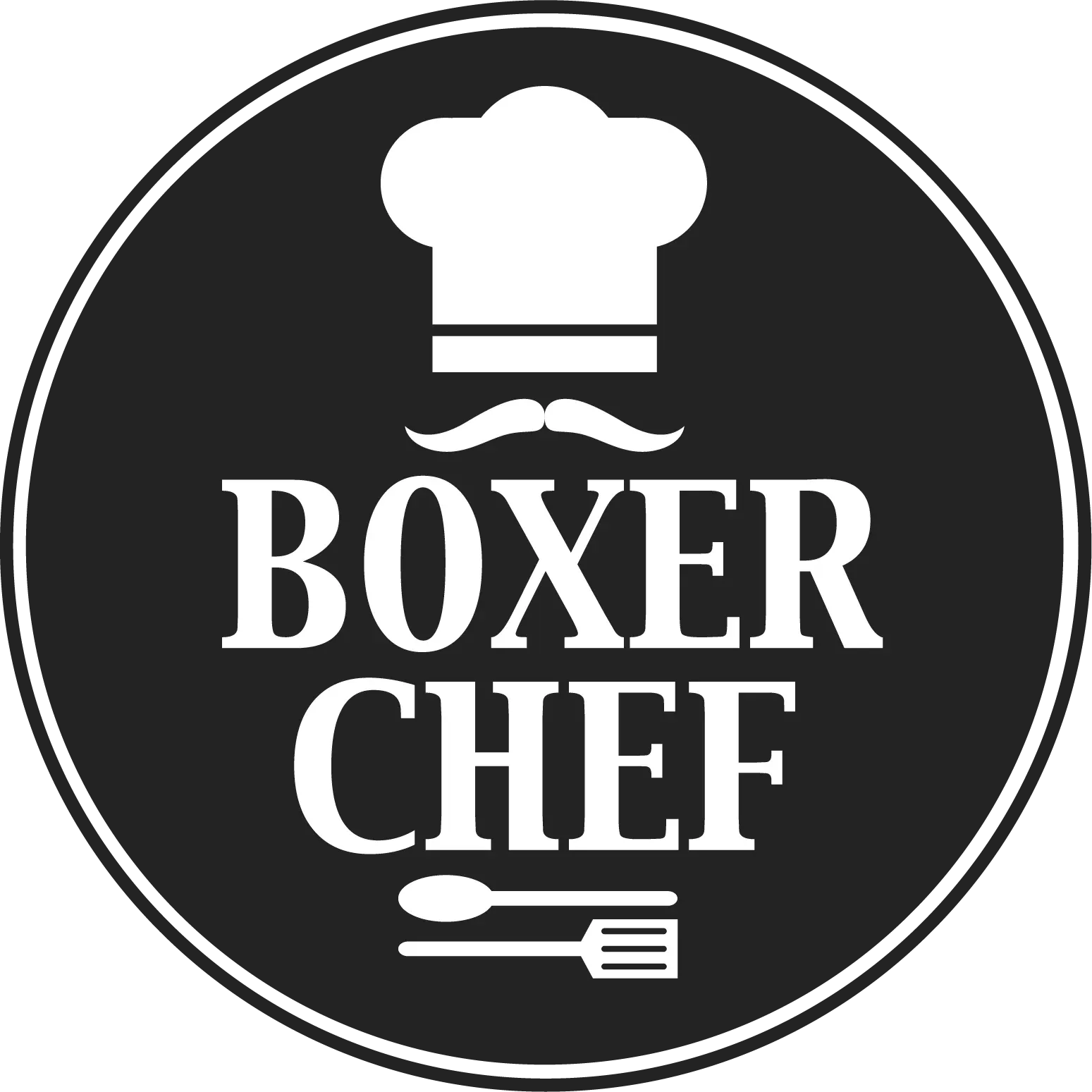 The Boxer Chef logo