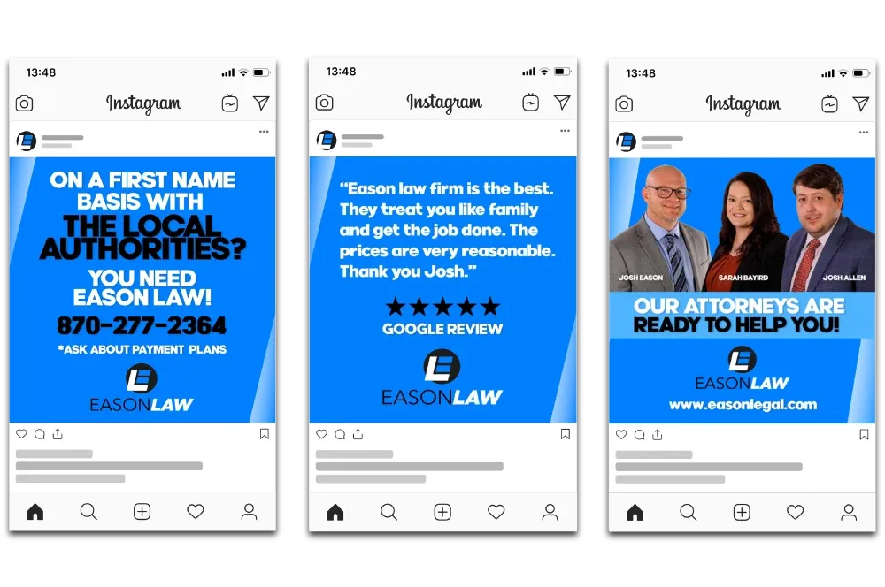 Eason Law social posts shown on Instagram