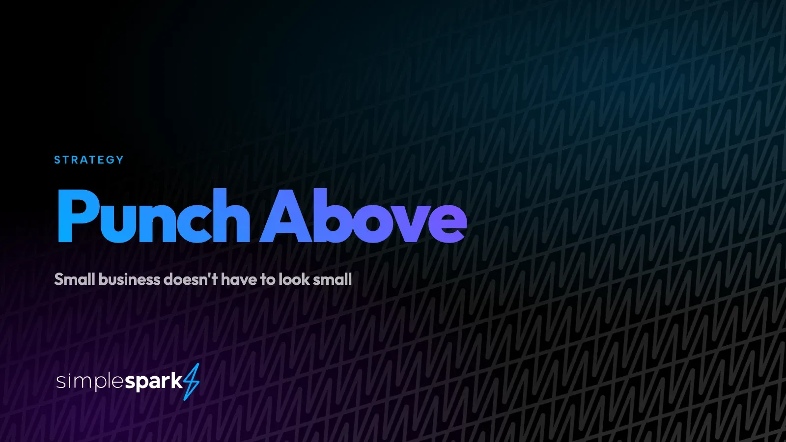 Punch Above — small business doesn't have to look small