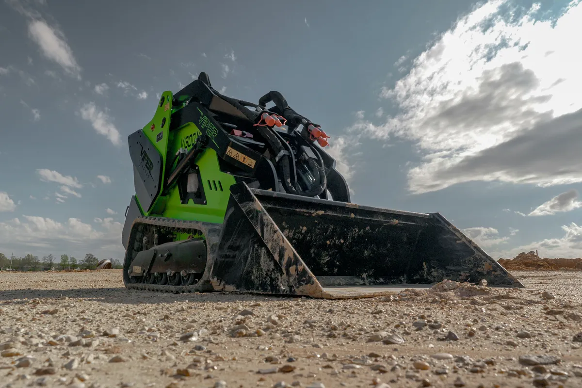 A Viper compact track loader on a job site